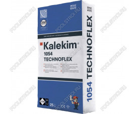 Клей для плитки высокоэластичный Kalekim Technoflex 1054 . С2ТЕ S1 (25 кг) Белый. Уценка
