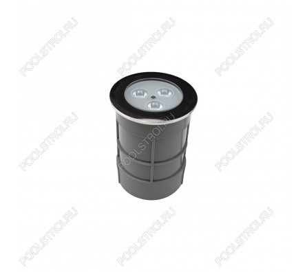 Прожектор светодиодный Aquaviva HJ-RC-SS75, 3led 6W RGB (AISI-316) + закладная